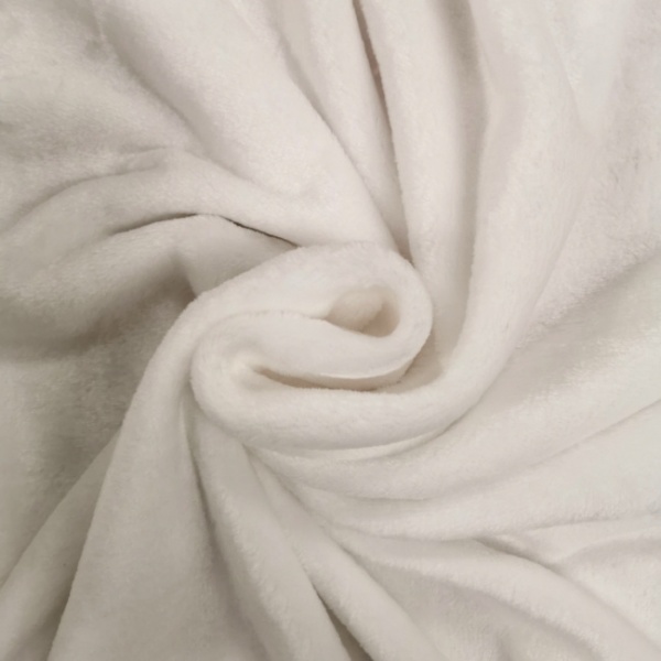 Plain Cuddle Fleece - White
